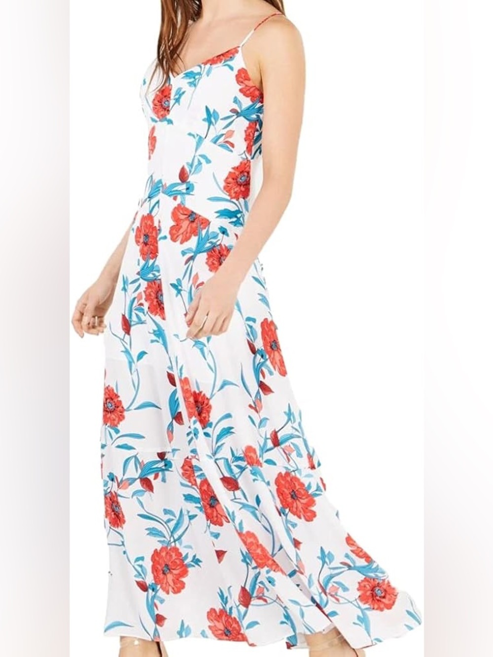 Bar III Women's Floral-Print Maxi Dress